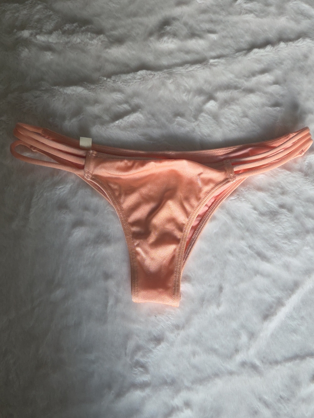 Victoria's Secret Peach Strappy Bikini Bottom